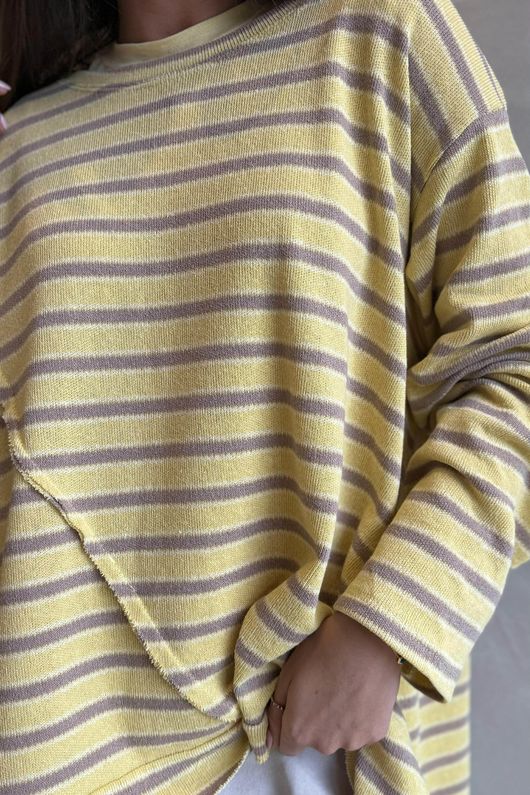 Camber Sand Knit Custard & Mocha